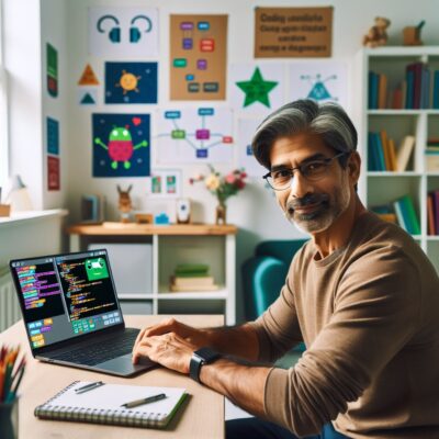 Adult learning to code using Scratch programming language